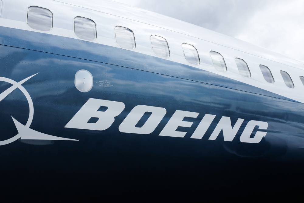 Detail letadla Boeing
